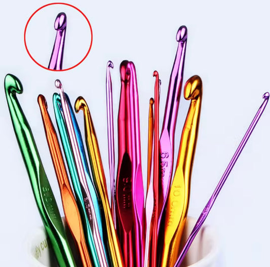 Ganchillo de metal del 6.5mm en delante