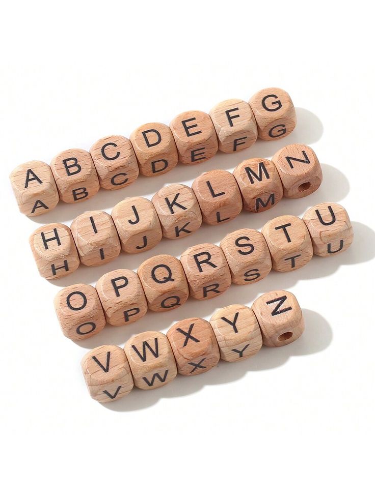 Letras de madera (unidad)