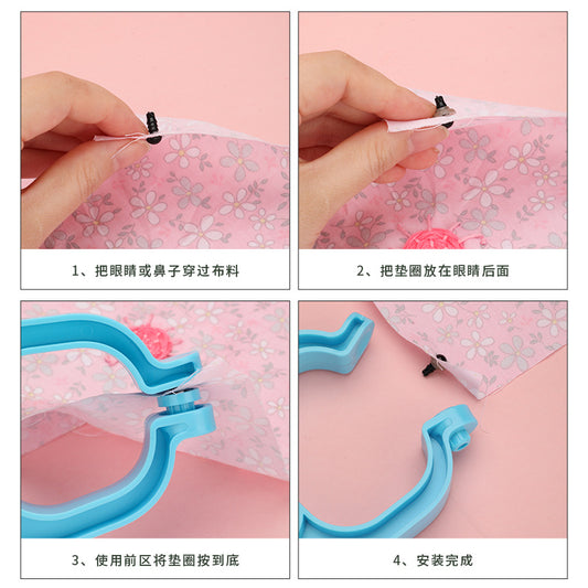 Pinza para poner ojos de seguridad